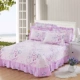 Cotton thành viên giường treo lên / ba mảnh bông bông bông pad quilting tấm dày kang Hàn Quốc chăn - Trải giường ga nệm 1m8