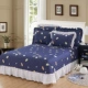 Cotton thành viên giường treo lên / ba mảnh bông bông bông pad quilting tấm dày kang Hàn Quốc chăn - Trải giường ga nệm 1m8