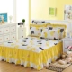 Chần bông bedspread giường váy một mảnh giường lá bảo vệ tay áo sen ren Khăn nhóm giường đôi 1,8 m 2.0m - Váy Petti ga giường có viền