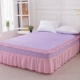 Giường váy phong cách bedspread mảnh duy nhất của bảo vệ bụi tay áo khăn trải giường ren ren lá sen ngày 1.5x2.0m lúa hè - Váy Petti