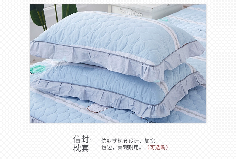 Bông chần giường váy loại giường bìa duy nhất mảnh dày bảo vệ giường che chống trượt xù ren tờ 2018 new giường váy