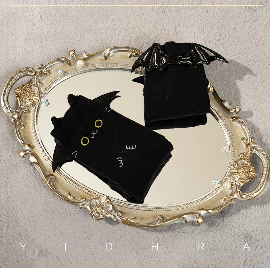 [Кот] Хлопковые носки Yidhra Dream Witch оригинальные Лолита котовые носки