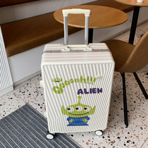 Luggage female aluminum frame pull box 20 inches silent all wheel 24 durable and solid male and male capacity student suitcase