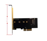 Полный высокий Balpne NVME M.2 NGFF SSD TO PCIE 4.0 X4 Ротационная карта Адаптер Адаптер