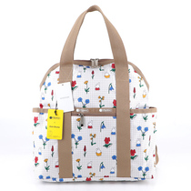 Rexsbao cartoon print womens bag dual-use bag Travel womens double shoulder backpack schoolbag hanging luggage bag 2442