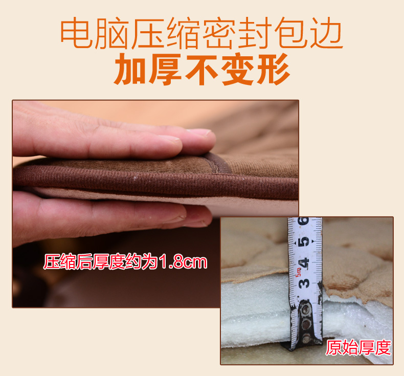 Đệm vải mùa đông dày chống trượt ghế đệm ghế ăn xe ghế sinh viên đệm sofa đệm bông đệm đệm ghế văn phòng
