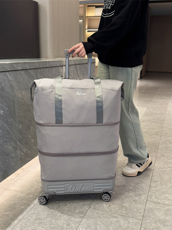 Universal Wheel Trolley Travel Bag, Dual-Purpose Luggage Bag with Wheels, Student Storage, Maternity Bag, Large Capacity Travel Bag