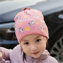Child Hair Line Hat Autumn Winter Knit Hat Baby Cute Warm Fashion Cap Male And Female Child Cover Headcap Korean Version Tide