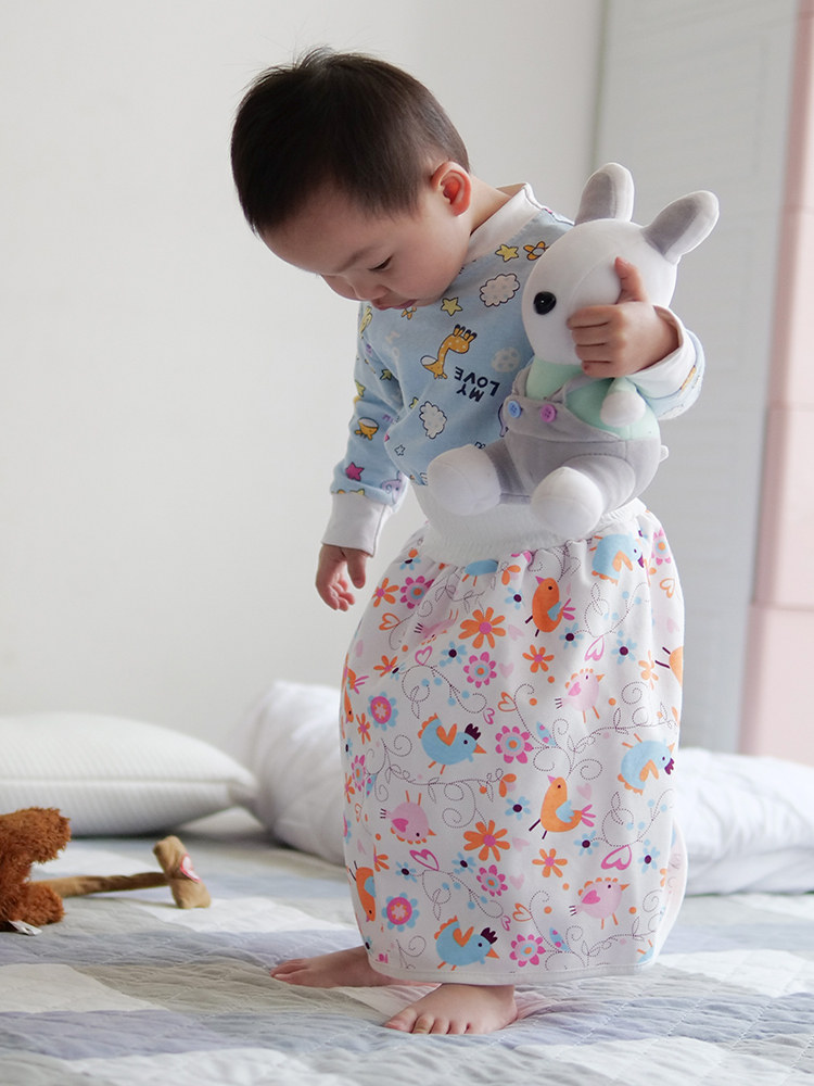 Baby diapers skirt baby cloth diapers washable cotton learning waterproof pad anti-side leakage diapers
