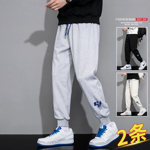 Tide, демисезонные трендовые штаны, спортивные осенние повседневные брюки для отдыха, свободный крой