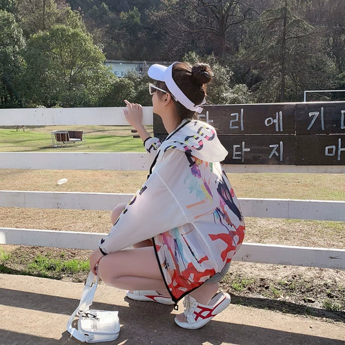 Тонкий лонгслив, короткая одежда для защиты от солнца, летняя куртка, 2020, в корейском стиле, в западном стиле