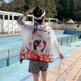 Тонкий лонгслив, короткая одежда для защиты от солнца, летняя куртка, 2020, в корейском стиле, в западном стиле