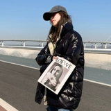 Короткий пуховик с пухом, куртка, в корейском стиле, 2021 года