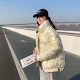 Короткий пуховик с пухом, демисезонная куртка, в корейском стиле, 2021 года
