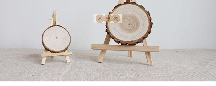 Thông nhỏ giá vẽ màn hình nhỏ đứng Mini mini chân máy pha khung khung bưu thiếp Giá vẽ gỗ - Kính kính cận