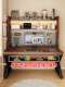 Computer Desk, Simple Desktop Desk, Bookshelf Integrated Desk, Pegboard, Home Use, Small Apartment, Student Study and Office Desk