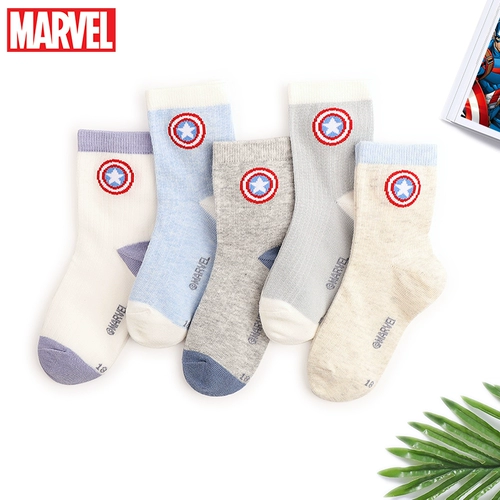 Дисней, детские дышащие носки для мальчиков, 2020, подходит для подростков, средней длины