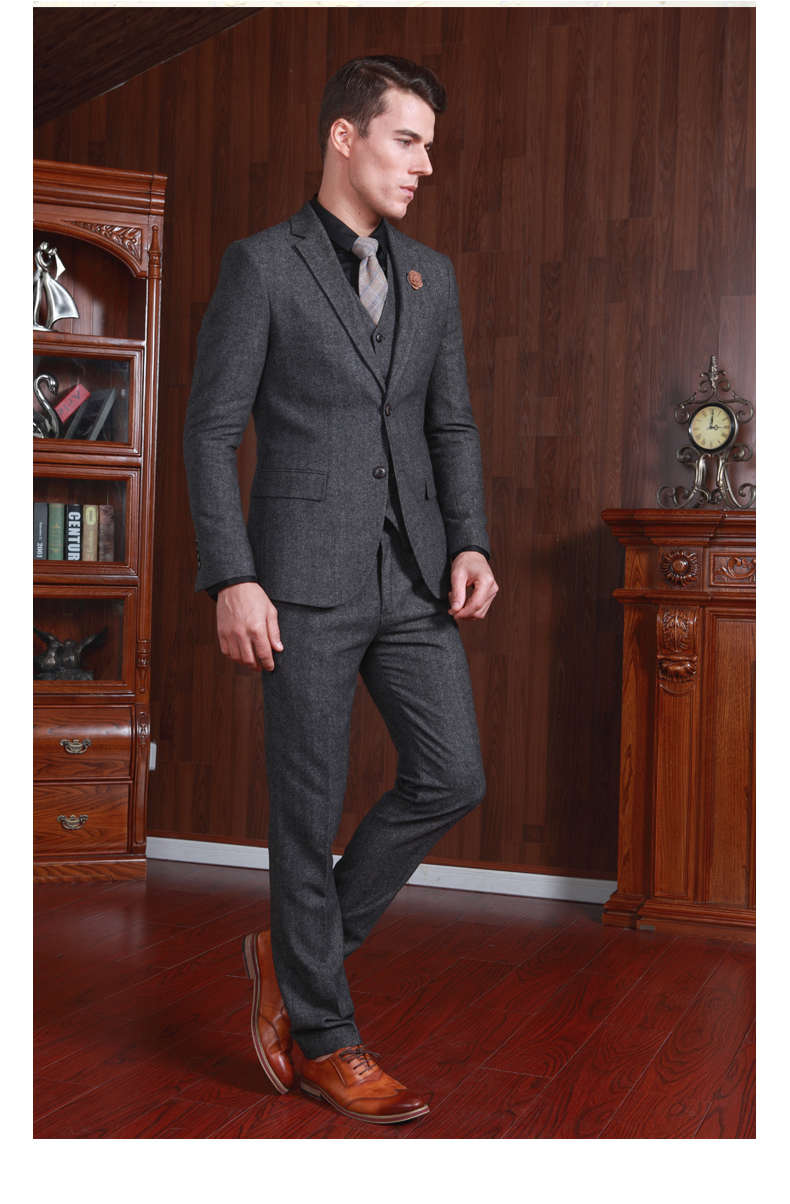 Costume homme CAJERIN en laine pour printemps - Ref 1565481 Image 19