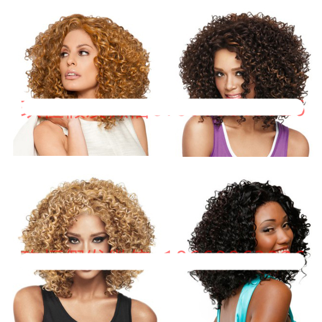 European and American wig women singer small roll exploding head rock punk personality wig stage stylist performance singer DJDS-Taobao