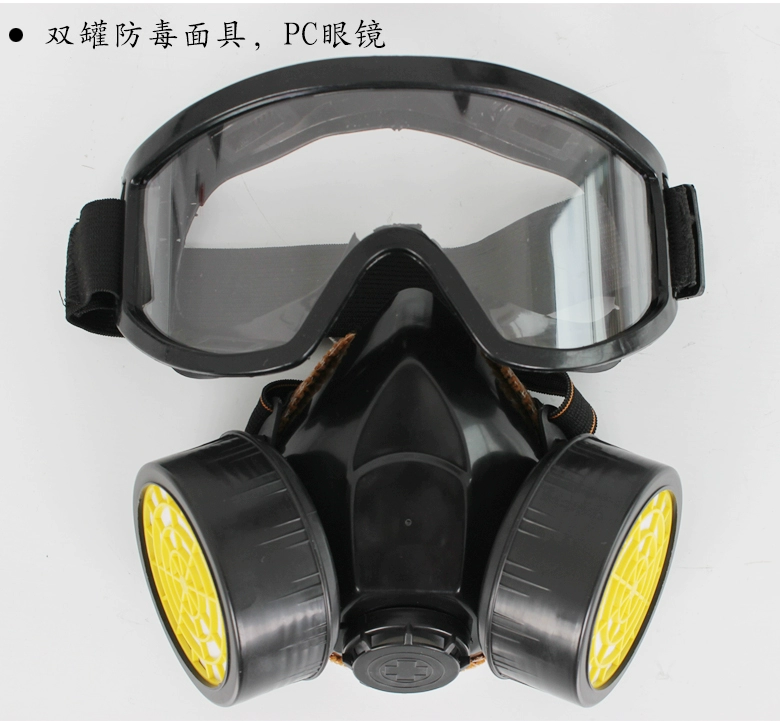 Mặt nạ phòng độc phun sơn hóa chất khí độc chống khói độc trang trí bảo vệ mặt nạ chống bụi đường hô hấp mặt nạ chống khói 3m của mỹ