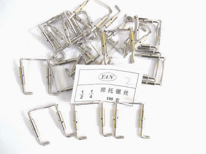 -Violin accessories cheek holder screws universal two quarters one quarter (one)