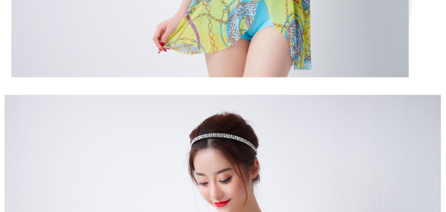 OOK áo tắm nữ Xiêm váy ngực nhỏ tập hợp để che bụng là thép mỏng hỗ trợ góc phẳng kích thước lớn áo tắm nóng mùa xuân bảo thủ - Bộ đồ bơi One Piece quần áo bơi liền thân