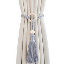 Nordic simple curtain binding with a pair of tassel buckle gauze curtain tie drawstring door curtain storage lanyard tie