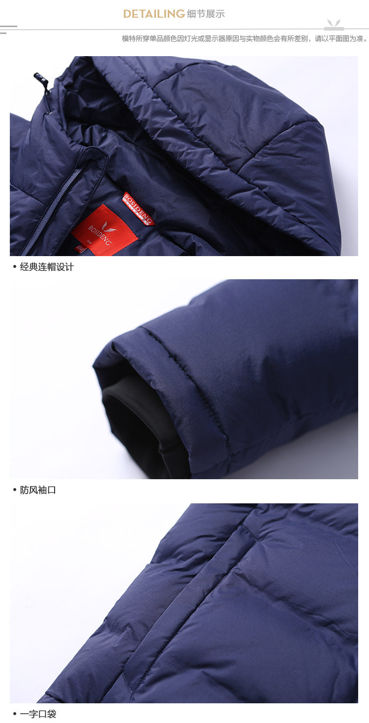 Blouson homme BOSIDENG    en Nylon - Ref 3120908 Image 24