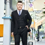 Классический костюм, куртка, пиджак классического кроя, большой размер, свободный крой