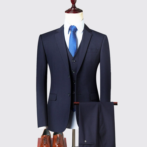 Мужской комплект, пиджак классического кроя, свадебное платье, куртка для отдыха, облегающий крой