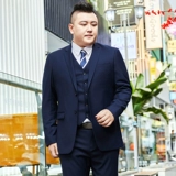 Классический костюм, куртка, пиджак классического кроя, большой размер, свободный крой