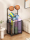 Yoga Mat Storage Basket, Fitness Organizer Rack, Indoor Storage Rack for Football and Basketball, Ball Sports Equipment Display Rack