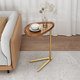 Bedside Table Storage Rack, Small Side Table, Simple Small Table, Iron Art Round Bedroom Mini Bedside Table, Creative Side Cabinet