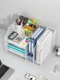 Metal File Rack Office Desk Organizer File Storage Rack Office Supplies File Storage Box Desktop Book Stand File Frame A3 A4 Paper Document Organizer Desktop File Folder Bookshelf