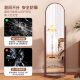 Perforated Board Dressing Mirror, Rotating Full-Length Mirror, Home-Use Clothes Rack Integrated Mirror, Fitting Mirror, Movable Floor Mirror