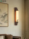 New Chinese-Style Wall Lamp, All-Copper, for Living Room Background Wall, Zen-Inspired Chinese Style, Suitable for Villa, Hotel, Hallway, Bedroom, and Bedside Lamp