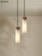 All-Copper New Chinese-Style Small Pendant Light for Bedroom Bedside, Modern Light Luxury Foyer, Hallway, Dining Room, Bar Counter, Marble Pendant Light