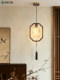 New Chinese-Style Small Pendant Lamp, Bedroom Bedside Lamp, Song-Style Aesthetics, Zen-Inspired Retro Chinese Style, Restaurant Entrance Hallway Lighting