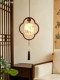 New Chinese-Style Restaurant Small Pendant Light, Solid Wood, Song-Style Aesthetics, Zen-Inspired, Retro Chinese Style, Foyer Pipe-Shaped Bedroom Bedside Lamp