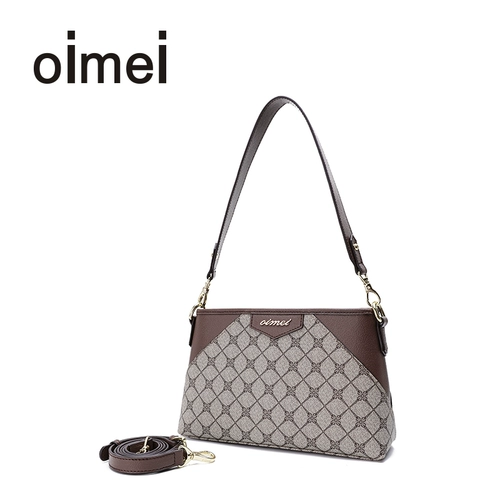 oimei Демисезонная сумка через плечо на одно плечо из ПВХ, в корейском стиле