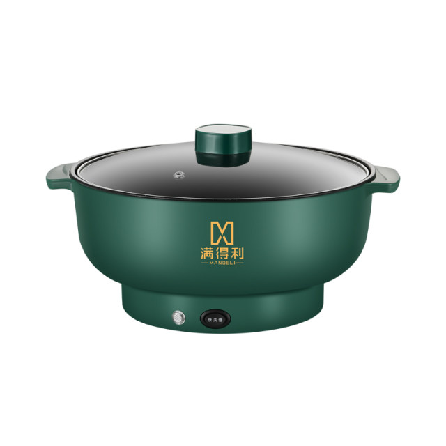 Electric wok ຫໍພັກ multifunctional home electric hot pot noodle pot dormitory mini soup frying and steaming all-in-one pot