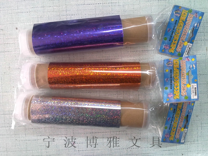 Scientific experiment DIY handmade bag traditional classic toy paper long kaleidoscope