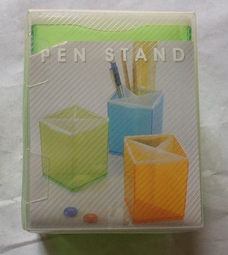 Desktop pen collection Foreign trade transparent plastic minimal pen - brush style creative office supplies