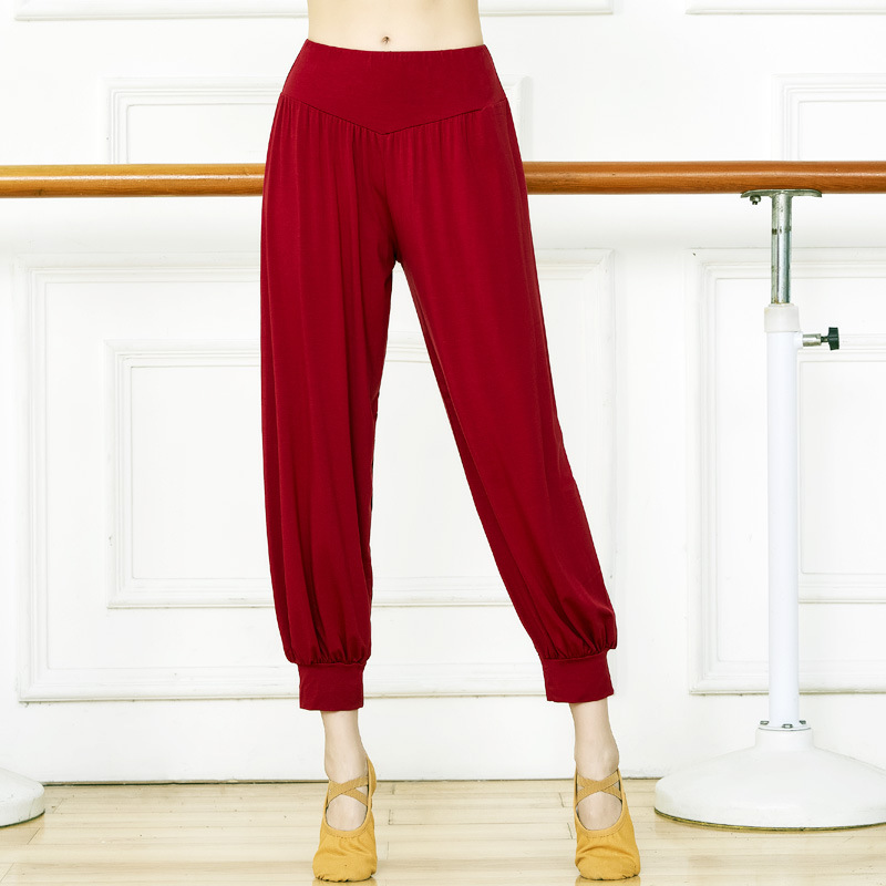 Dance Pants Woman Modale Light Cage Pants Large Size Yoga Pants Kharen Pants Body Training Pants Practice Dance Roperin Pants