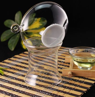 Gói 8 nhân dân tệ Fu Yuande thủy tinh chịu nhiệt trong suốt đặt bộ tách trà công bằng trà biển tách trà công cộng lọc bộ bình trà