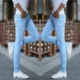 Quần jeans nam nam Slim phiên bản Hàn Quốc của xu hướng mùa hè mỏng phần thanh niên - Quần jean quần ống rộng nam