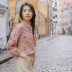 Inman hàng đầu cửa hàng phụ nữ phong cách Hồng Kông áo sơ mi hoa xếp chồng mặc thiết kế áo sơ mi nữ thích hợp 2020 mùa xuân ngọn - Áo sơ mi