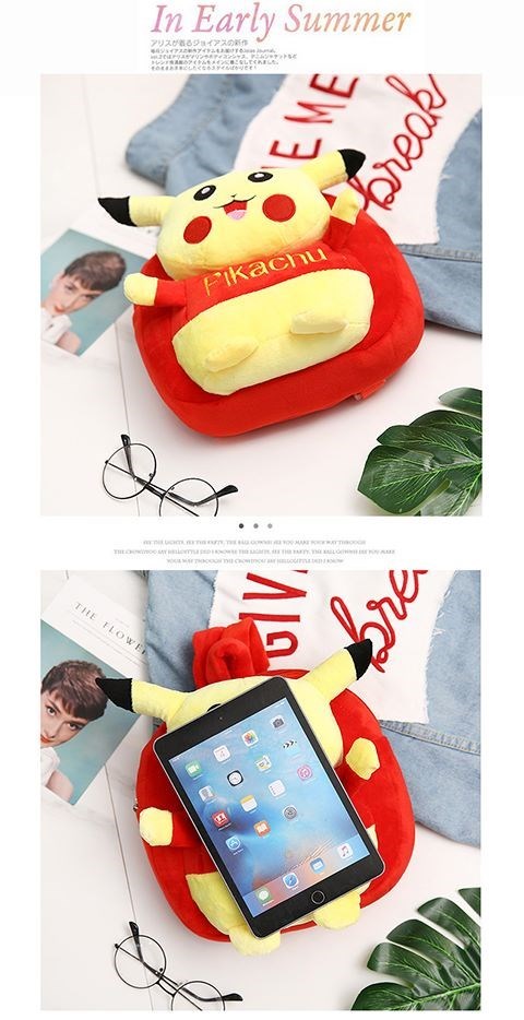 Ba lô Ba lô Nam và Nữ Bé gái Túi nhỏ Phim hoạt hình Trẻ em Sang trọng Ba lô Pikachu Túi đi học nhỏ balo gucci nam