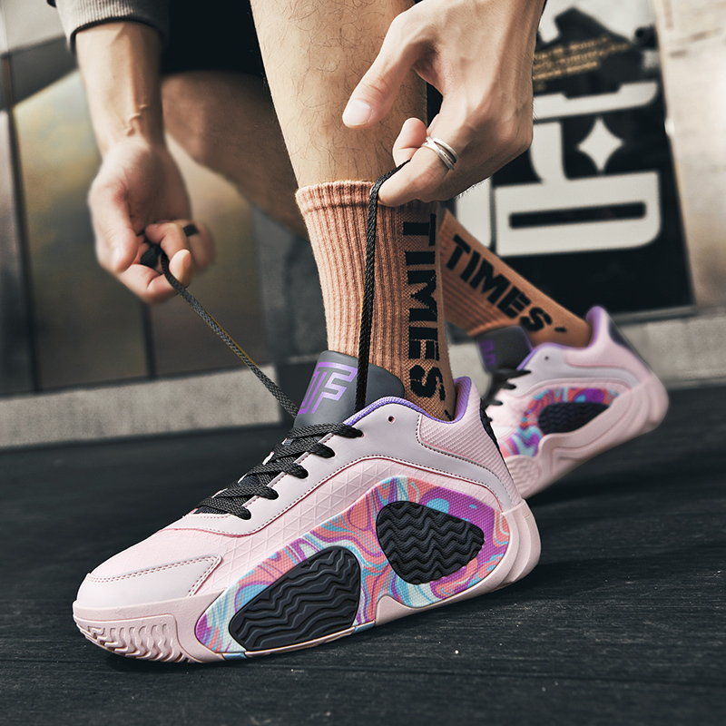 Basketball Shoes for Men and Women, New Autumn Models, Non-Slip, Wear-Resistant, Shock-Absorbing, Practical Mesh, Breathable, Student Sports Shoes, High-Top Combat Boots Basketball Shoes for Men and Women, New Autumn Models, Non-Slip, Wear-Resistant, Shock-Absorbing, Practical Mesh, Breathable, Student Sports Shoes, High-Top Combat Boots