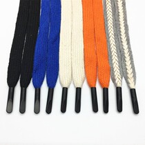 1-1 2cm wide sweater rope Drawstring flat rope Pants waist belt rope Copper head shoelace Cap rope with flat rope